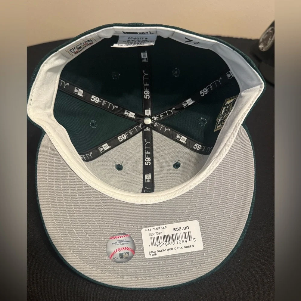 BNWT New Era Oakland A’s 50th Anniversary 59FIFTY Fitted Hat 7 3/8